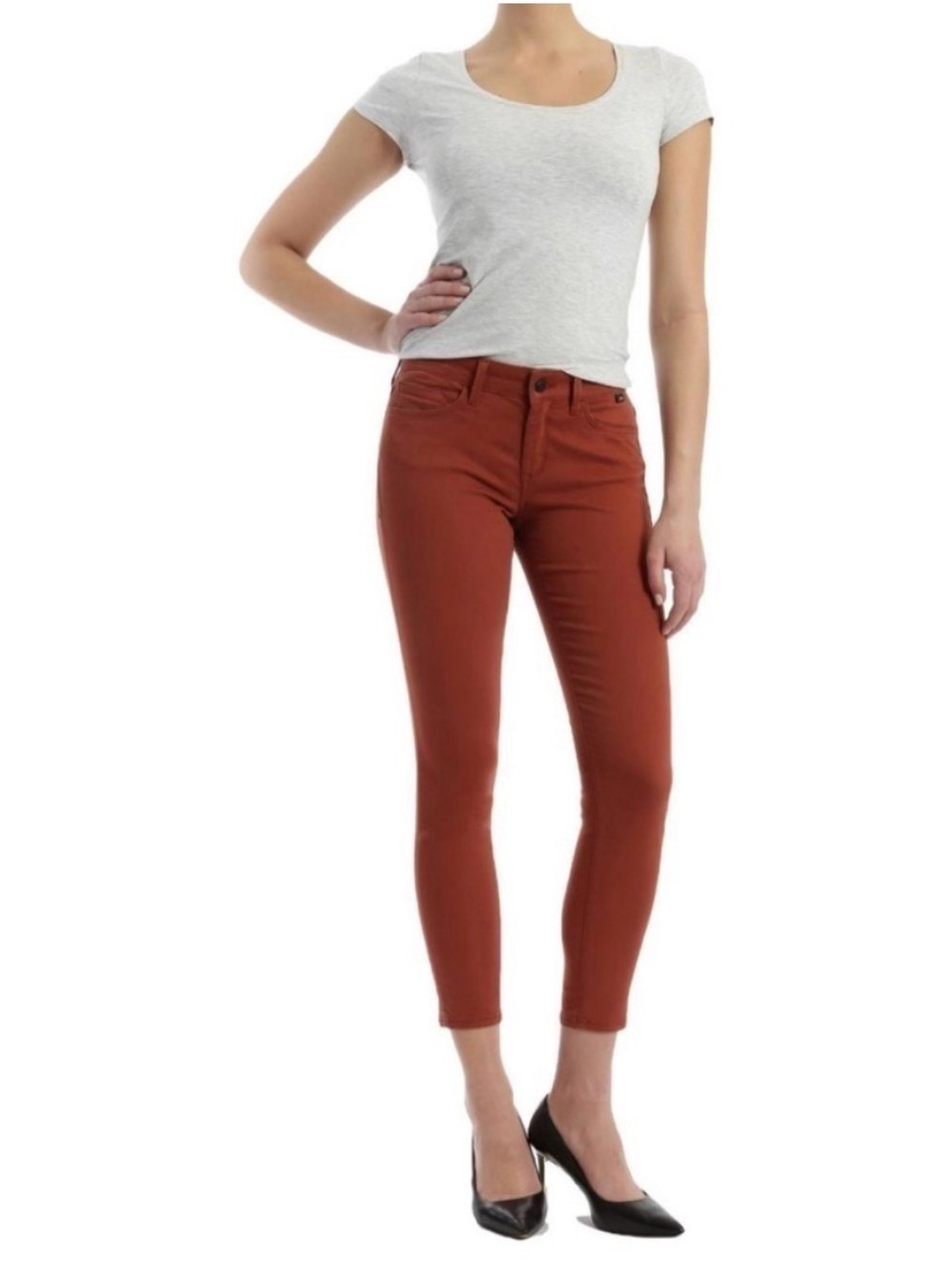 Mavi gold Alexa Mid-Rise super Skinny Jeans wine red